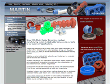 Tablet Screenshot of martinrubber.com